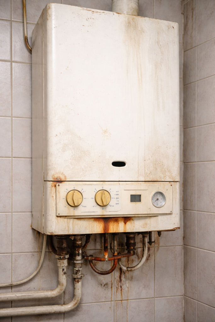 This is an old boiler and we thinking if is worth keep repairing or should we have it replaced with a new modern boiler